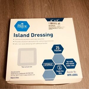 Med Pride Island Dressing 6”x6”